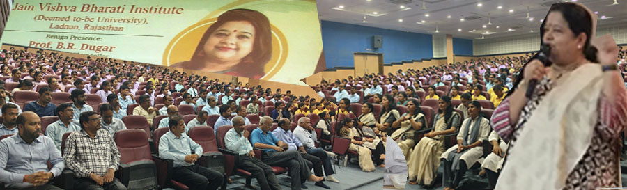 जैविभा विश्वविद्यालय में मिलैट्स खाएं एवं स्वस्थ रहें पर व्याख्यान आयोजित