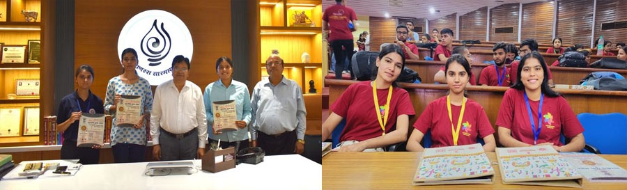 लाडनूँ की छात्राओं ने लिया भारतीय युवा संसद में हिस्सा