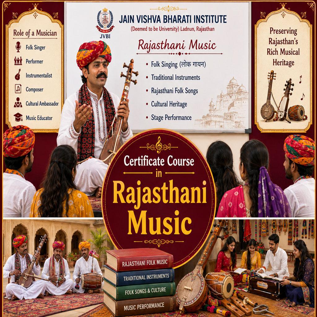 Certificate Course in Rajasthani Music